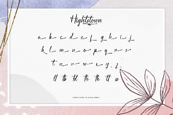 Hightstown Demo font