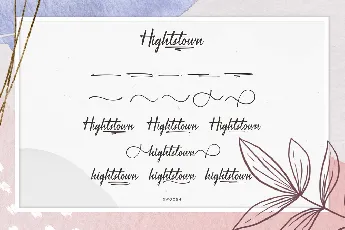 Hightstown Demo font