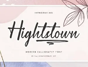 Hightstown Demo font