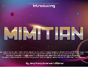 Mimitian font