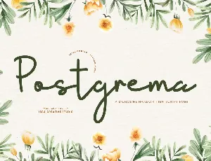 Postgrema font