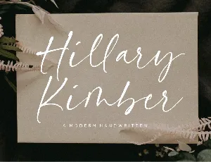 Hillary Kimber font