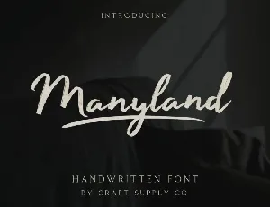 Manyland font