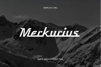 Merkurius Display font