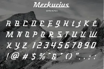 Merkurius Display font