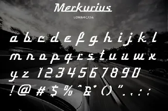 Merkurius Display font