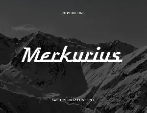 Merkurius Display font