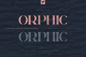 Orphic font