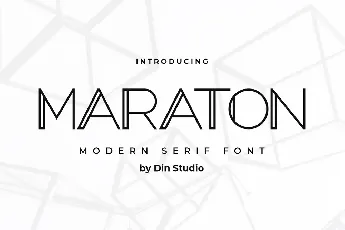 Maraton Modern Sans Display font