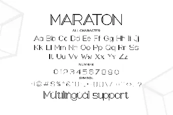 Maraton Modern Sans Display font