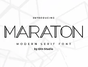 Maraton Modern Sans Display font