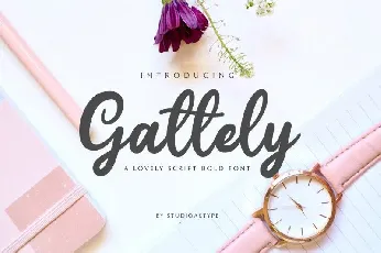 Gattely Script font