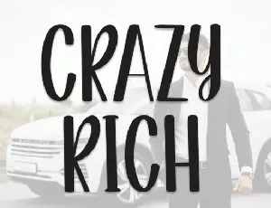 Crazy Rich Display font