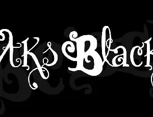 Vtks Black font