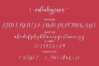 valentinaroses font