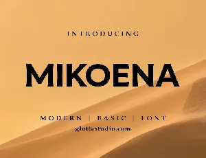 Mikoena font