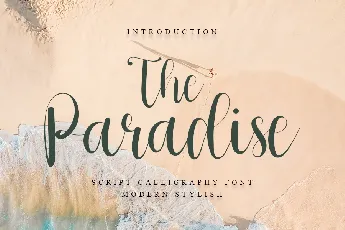 The Paradise font