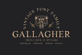 Gallagher font