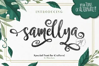 Samellya Script font