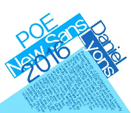 POE Sans New Family font