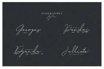 Milano Signature Script font