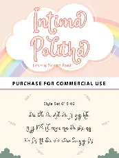 Intima Politha - Personal Use font