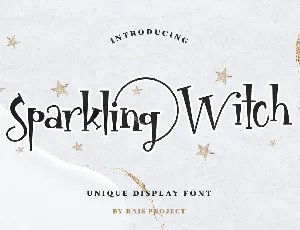 Sparkling Witch Demo font