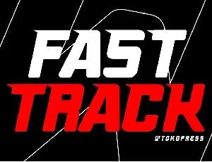 FAST-TRACK font