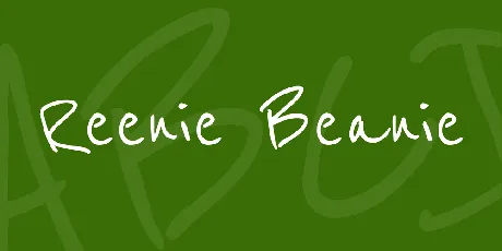 Reenie Beanie font