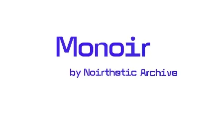 Monoir font