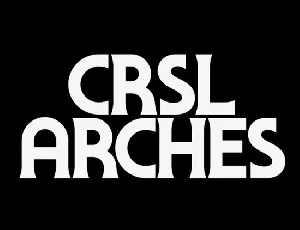 CRSL Arches font