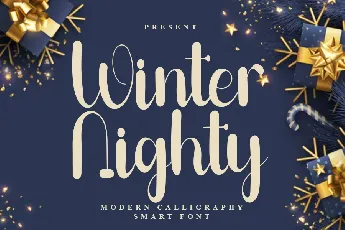 Winter Nighty font