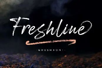 Freshline font