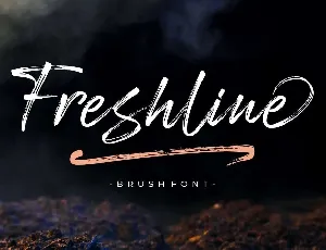 Freshline font