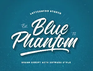 Blue Phantom font