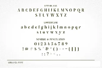 Lerianza font