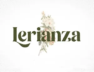 Lerianza font