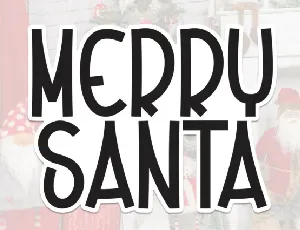 Merry Santa Display font