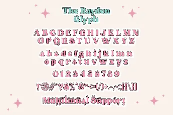 The Rayden font