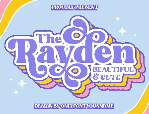 The Rayden font