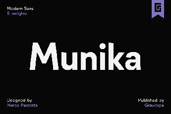 Munika font