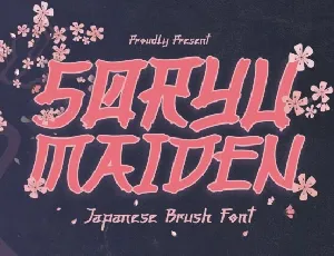 Soryu Maiden font