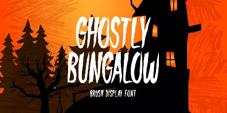 Ghostly Bungalow font