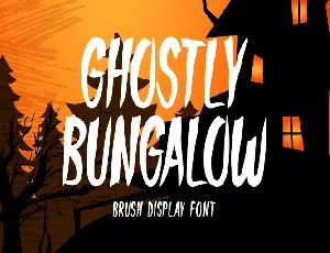 Ghostly Bungalow font