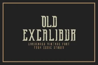 Old Excalibur Typeface font