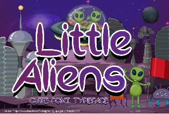 Little Alien font