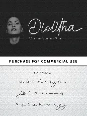 Diolitha - Personal Use font