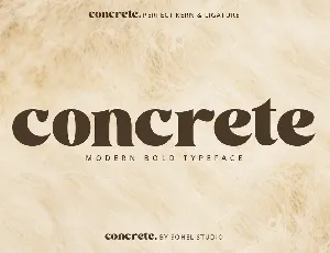 concrete demo font