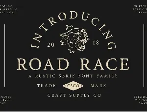 Road Race Free font