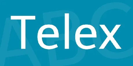 Telex font